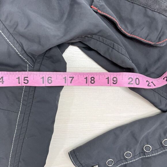 Mountain Hardwear Jacket Women's 2 Gray Hoodie Windstopper Soft Shell Full Zip - Picture 12 of 13